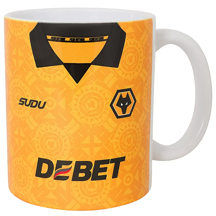 Wolverhampton Wanderers Shirt Store | 25-26 Home Kit Mug Collection Wolverhampton Wanderers Official Gear